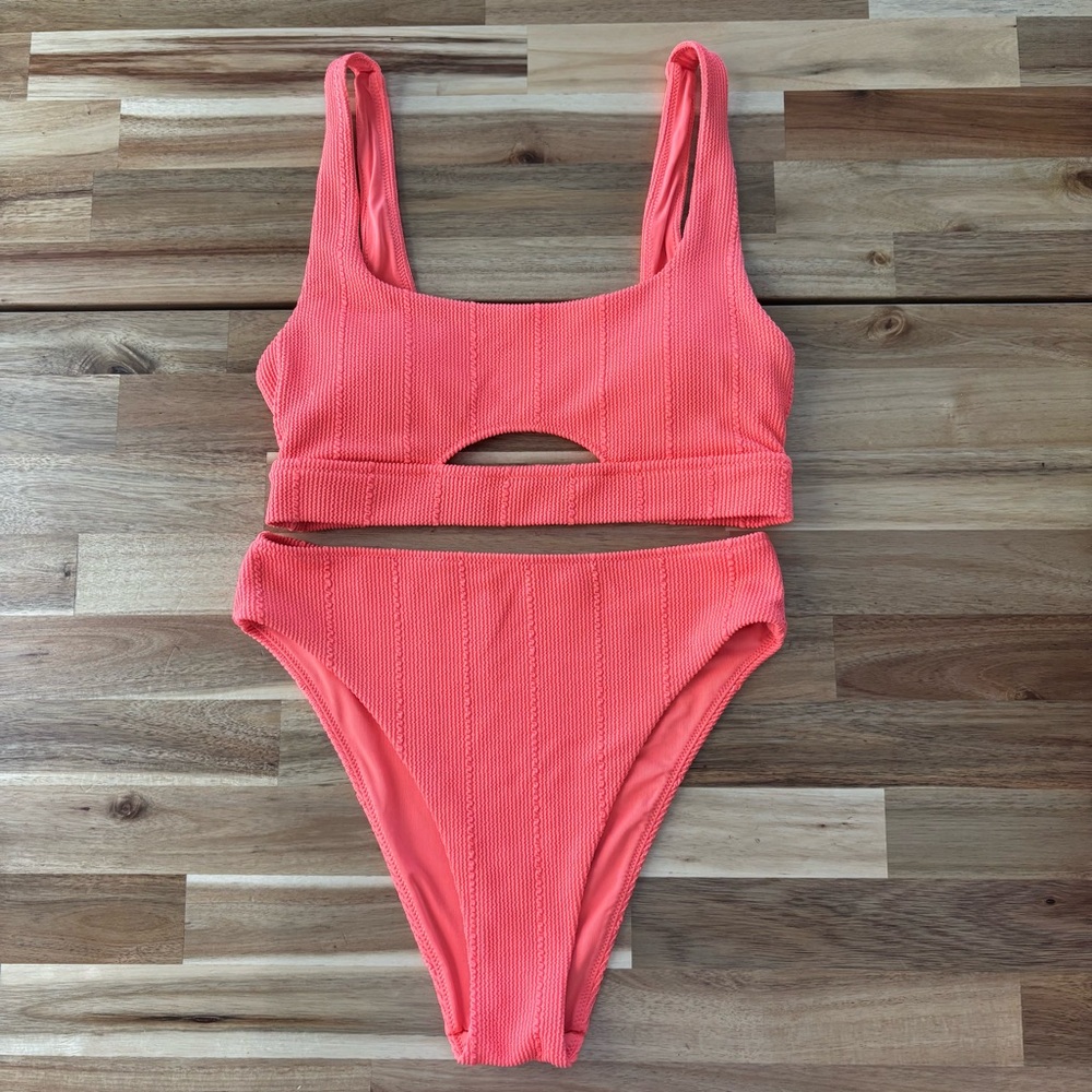 Aerie Coral Bikini Set